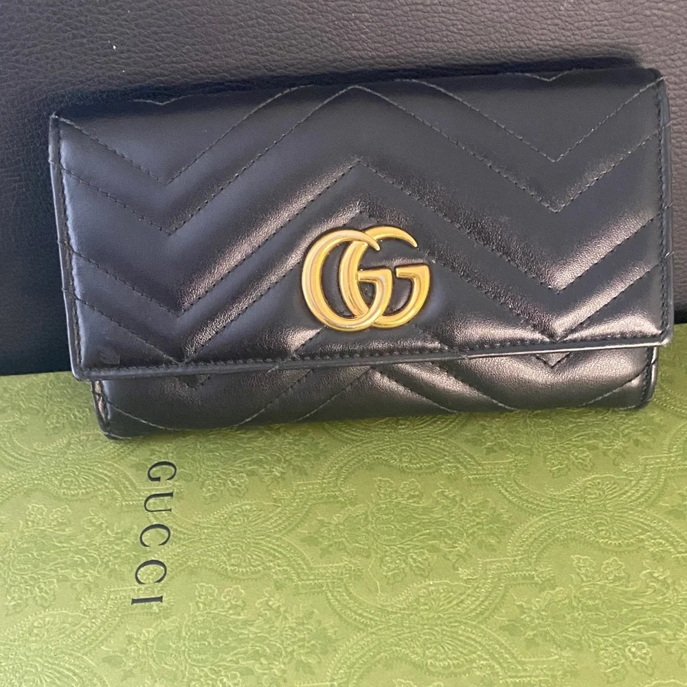 Gucci Gg Marmont Continental Wallet - Picture 16 of 17